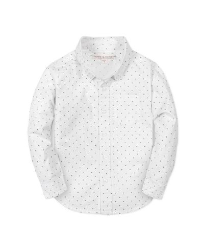 Hope & Henry Toddler Boys Organic Long Sleeve Seersucker Shirt