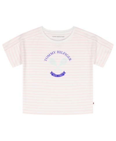 Детская футболка Tommy Hilfiger 7-16 Round Neck Stripe