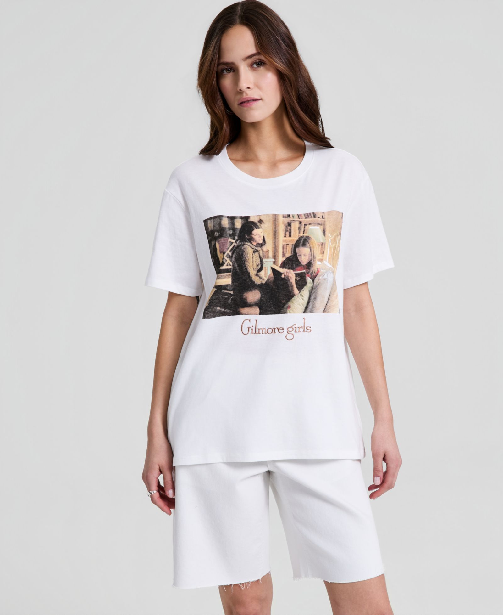 And Now This Women's Gilmore Girls Graphic-Print Crewneck T-Shirt, Macy's Exclusive