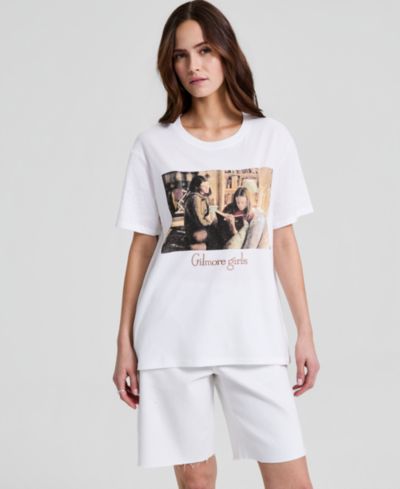 And Now This Women's Gilmore Girls Graphic-Print Crewneck T-Shirt, Macy's Exclusive