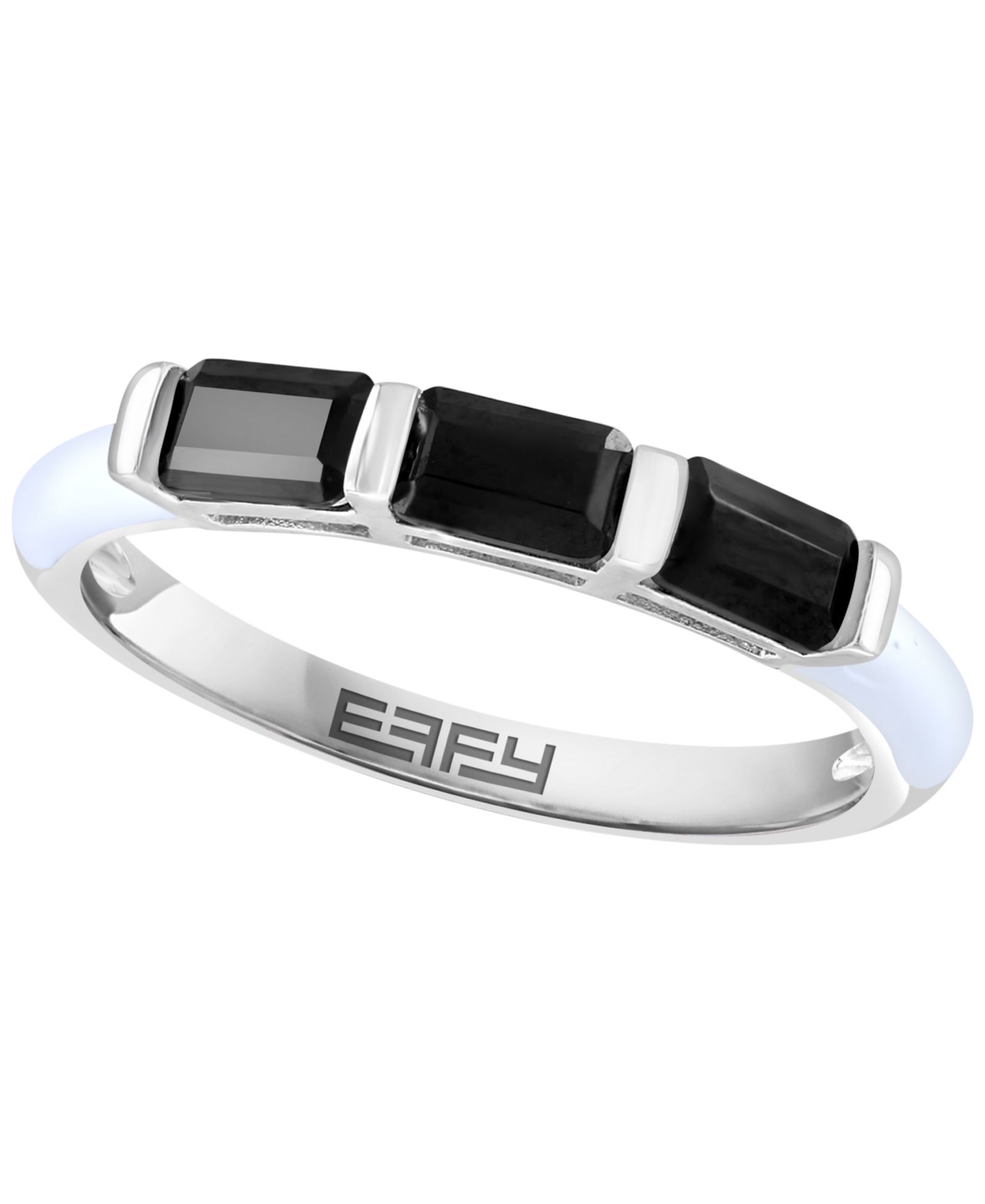 Кольцо EFFY Collection Black Spinel (3/4 ct. t.w.) из стерлингового серебра