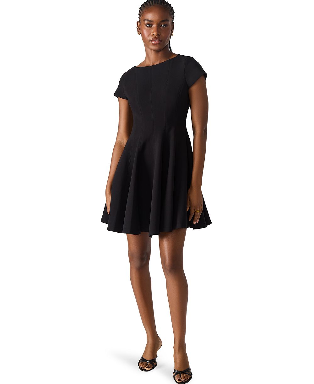 Женское короткое платье Steve Madden Nili Boat Neck Fit & Flare