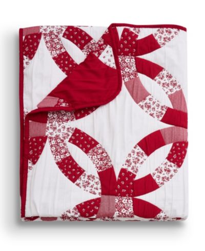 Greenland Home Fashions Wedding Ring Reversible Jacquard Woven Throw, 50" x 60"