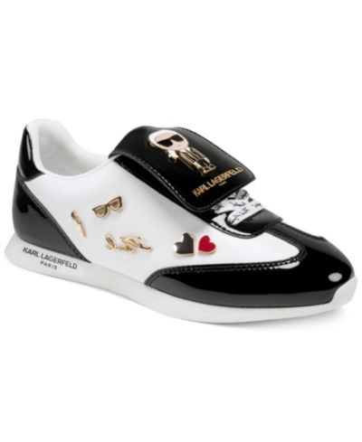 KARL LAGERFELD PARIS женские Minia Pins шнуровка кроссовки