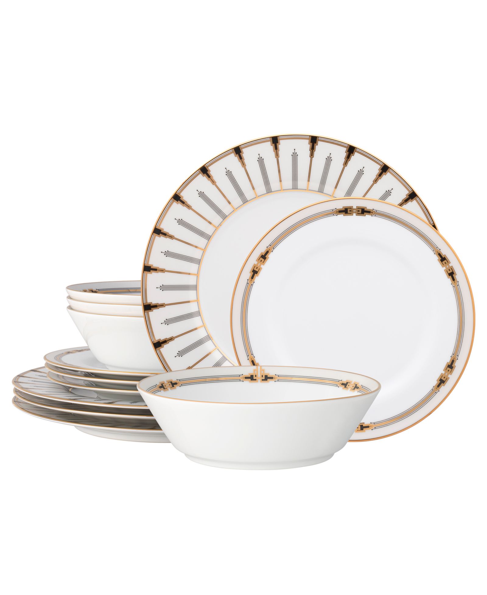 Набор посуды Noritake Empire Gold, 12 шт
