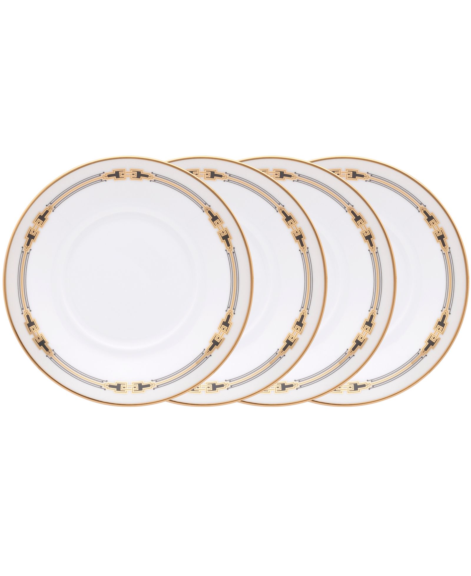 Набор блюдец Noritake Empire Gold, 4 штуки