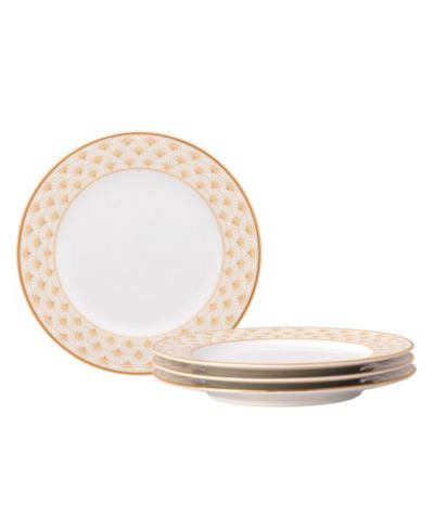 Noritake Trocadero Gold Bread and Butter Plates, Set of 4