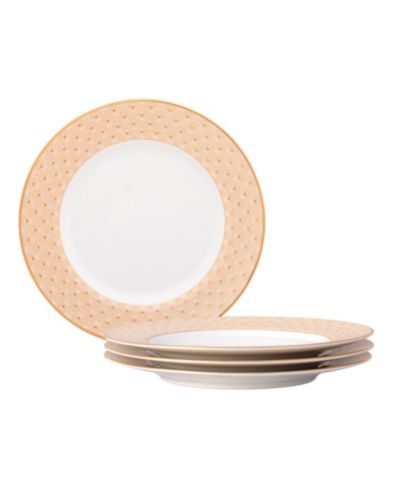 Noritake золотые салатные тарелки Trocadero, набор из 4 шт