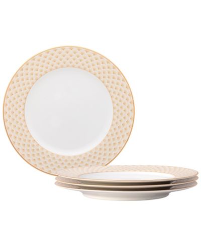 Noritake Trocadero Gold Dinner Plates, Set of 4