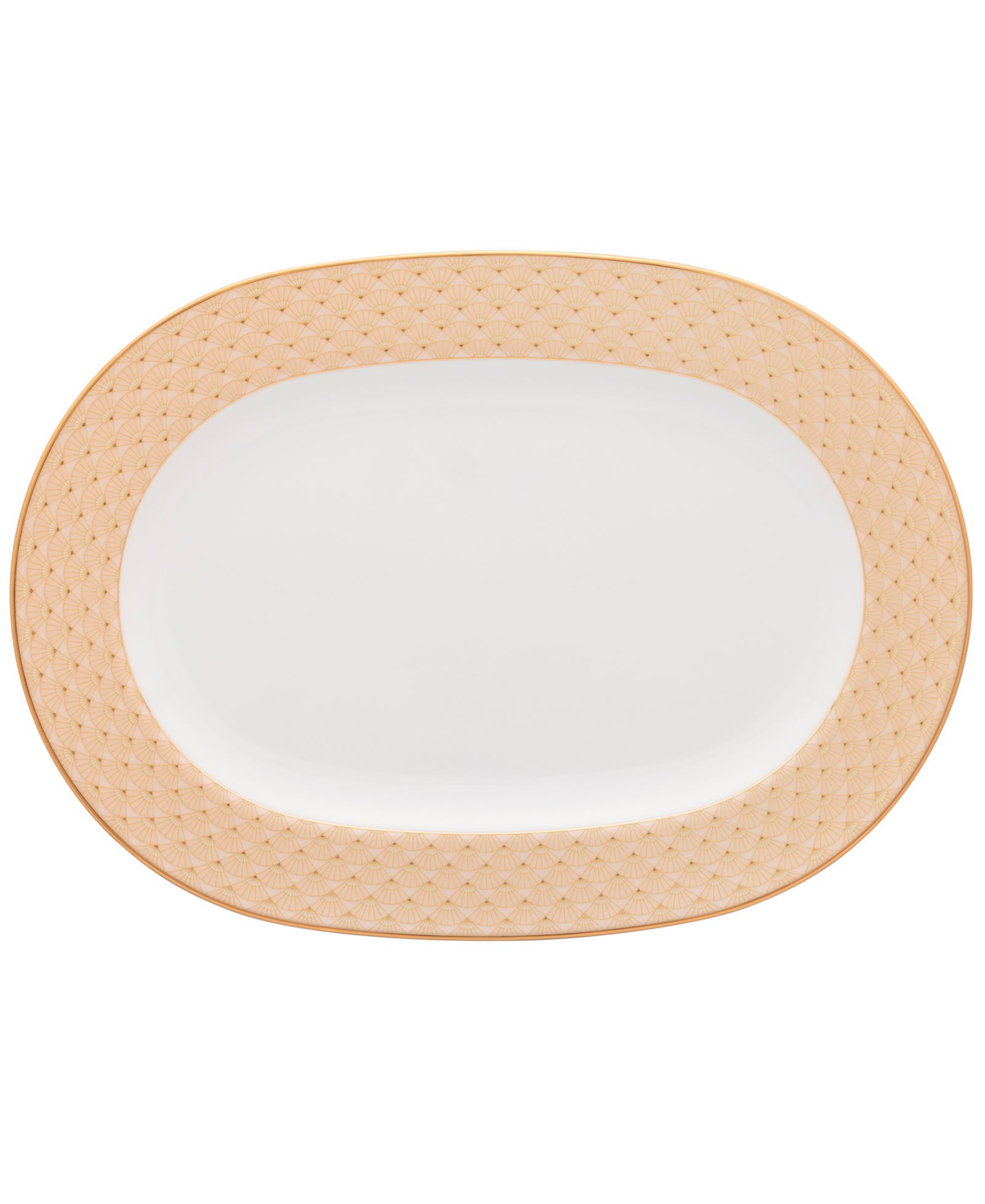 Noritake овальное блюдо Trocadero Gold 14"