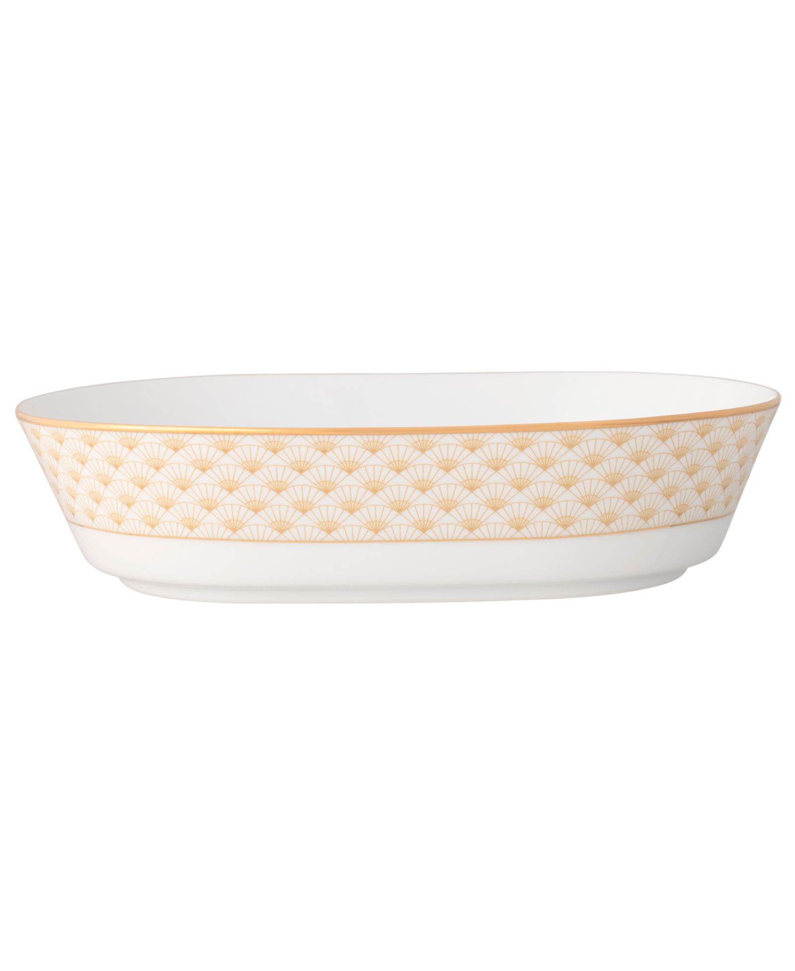 Noritake Trocadero Gold 32 oz. Oval Vegetable Bowl