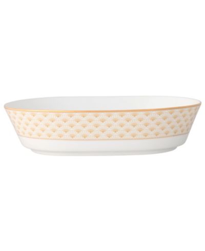 Noritake Trocadero Gold 32 oz. Oval Vegetable Bowl