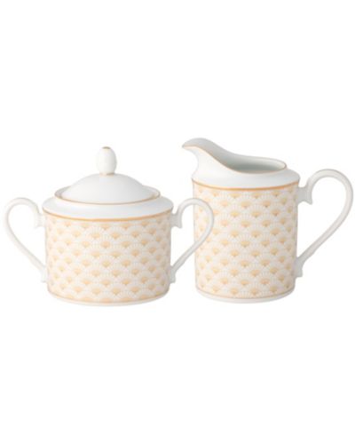Набор сахарница и сливочник Noritake Trocadero Gold, 2 шт