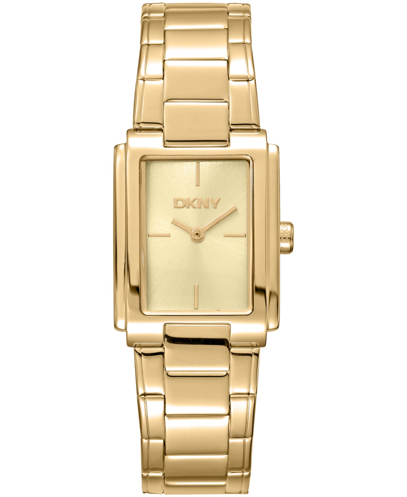 DKNY Женские часы Champagne Dial Gold-Tone Stainless Steel 23 x 30mm