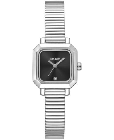 DKNY Женские часы с черным циферблатом и браслетом Tubogas 22mm