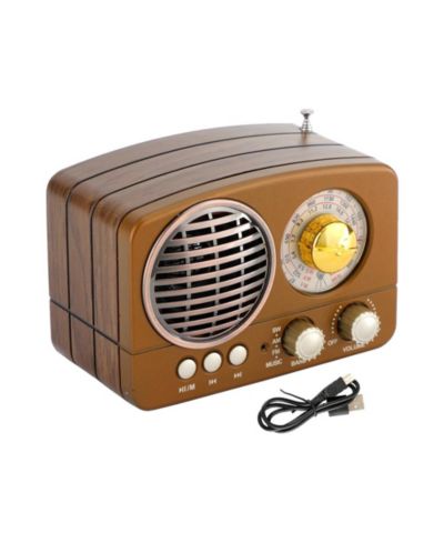 Портативное винтажное радио Artudatech, приемник FM/AM/SW с Bluetooth и USB/TF для декора дома