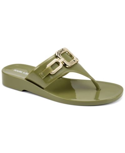 Женские сандалии-шлепанцы KARL LAGERFELD PARIS Vardice Jelly Slip-On Flat