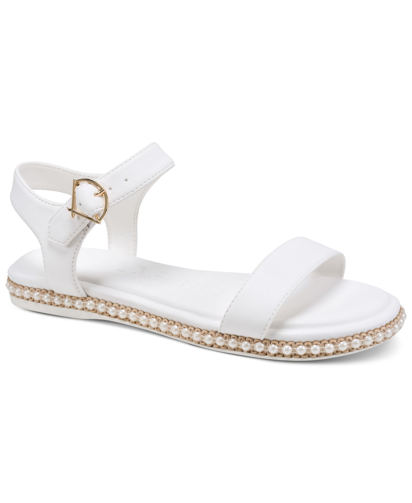 KARL LAGERFELD PARIS Women's Cresson Ankle Strap Sandals