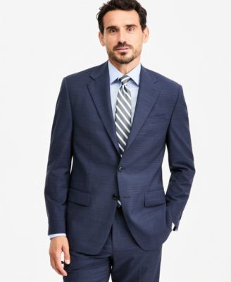 Мужской пиджак Michael Kors Classic-Fit из смесовой шерсти в клетку