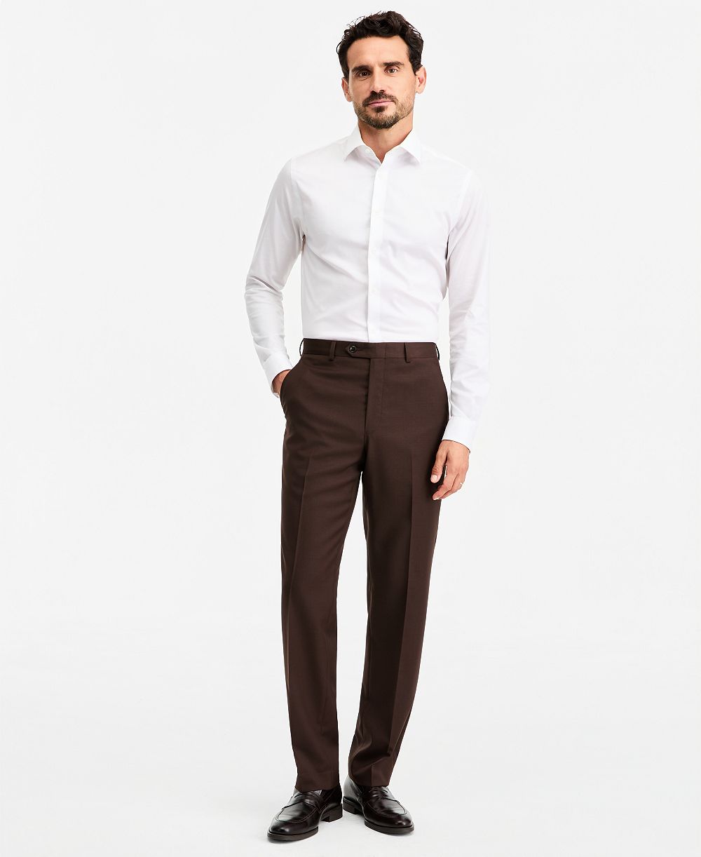 Michael Kors Men's Classic-Fit Wool-Blend Suit Separate Pants