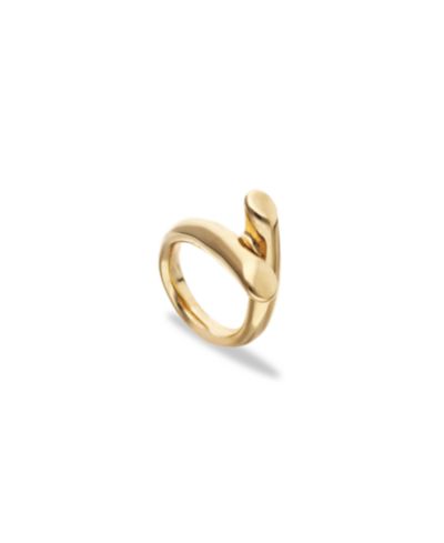 Unode50 18K Gold Alloy Ring in the Shape of a Tube