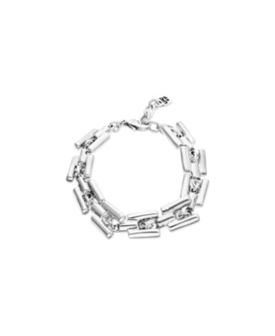 Unode50 Sterling Silver Plated Alloy Bracelet with Links