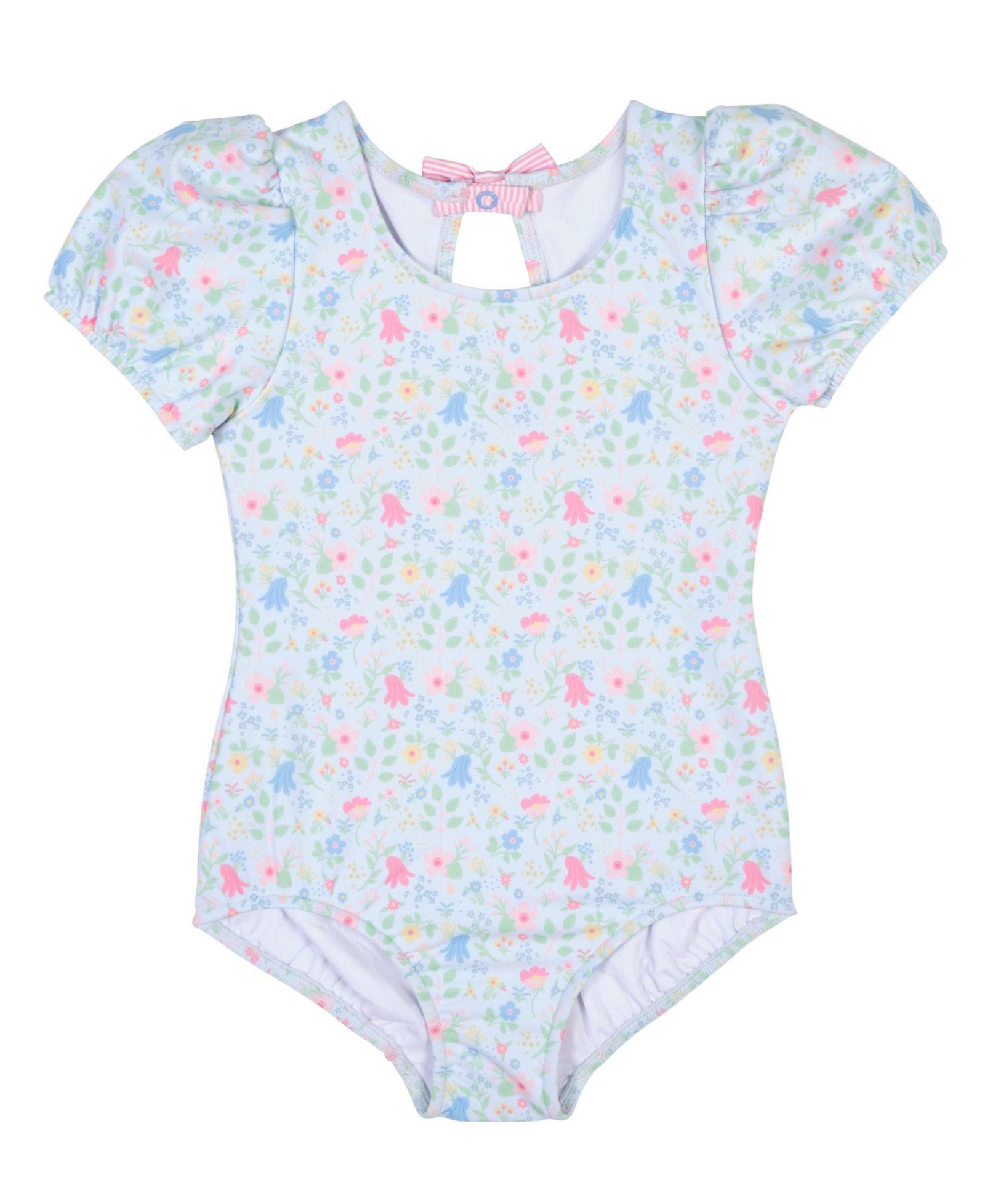 Florence Eiseman Детский купальник Floral Print с пышными рукавами