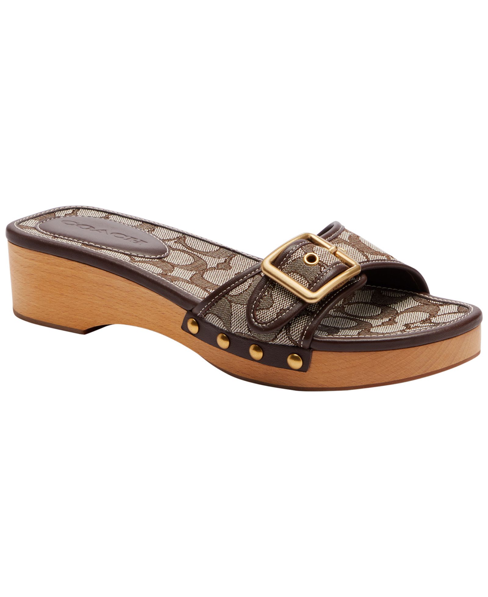 COACH Женский Margot Wooden Wedge Sandals