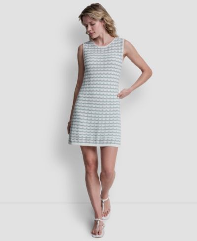 Женское платье DKNY Jeans Sleeveless Crew Neck Pointelle