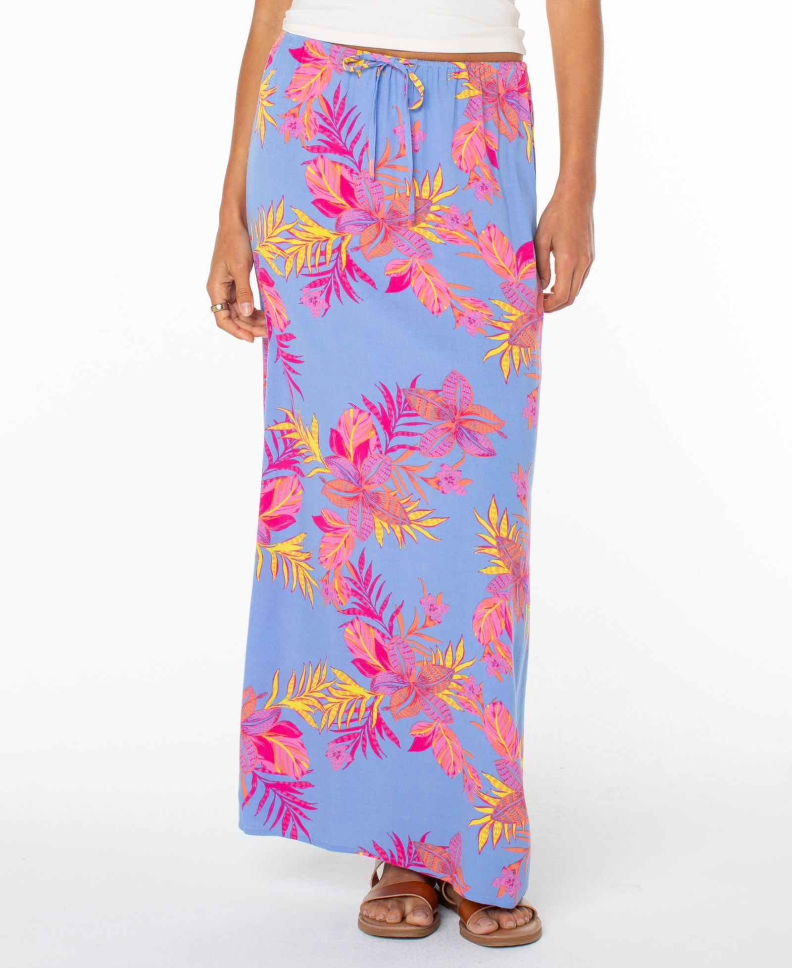 Roxy Women's Iyla Floral Printed Maxi Skirt