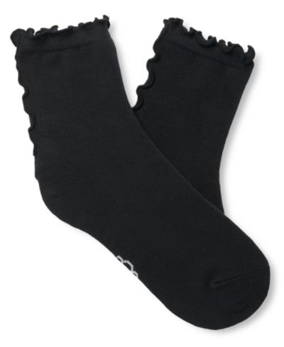 Женские носки UGG® Karsyn Lettuce Edge Quarter Logo