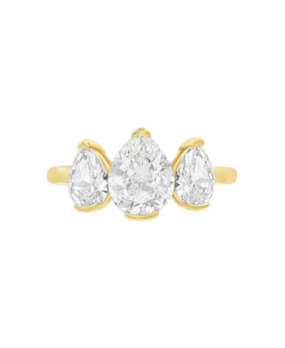 Кольцо Giani Bernini Gold Plated Three Stone
