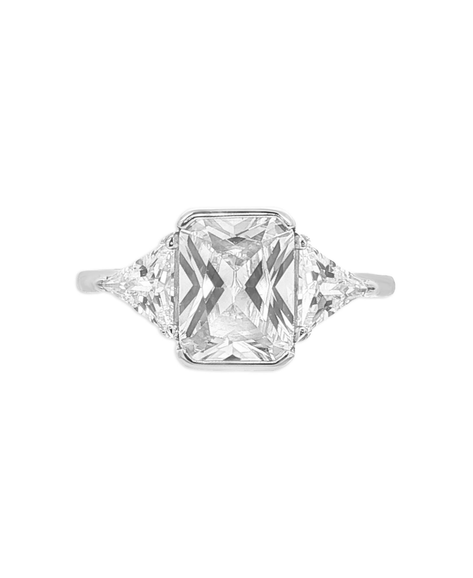 Giani Bernini Sterling Silver Baguette Cubic Zirconia Ring