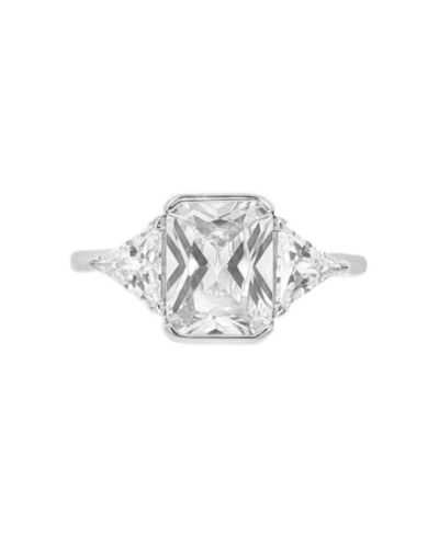 Giani Bernini Sterling Silver Baguette Cubic Zirconia Ring