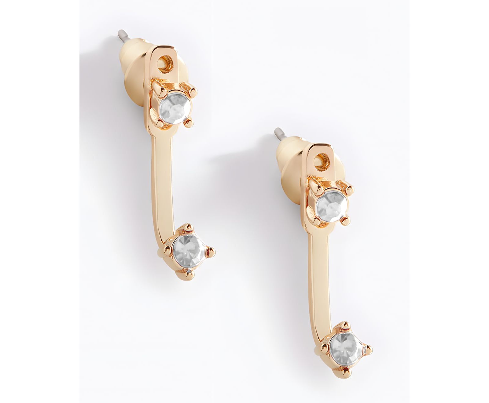 Серьги Mint & Lily Birthstone Drop Ear Jacket