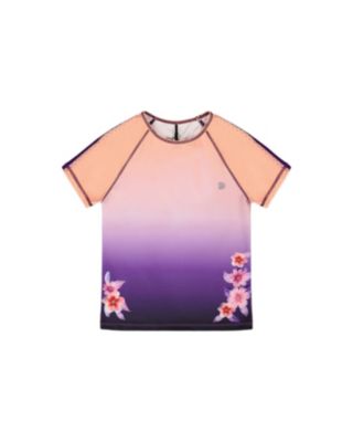 Deux par Deux Girls Athletic Short Sleeve Top