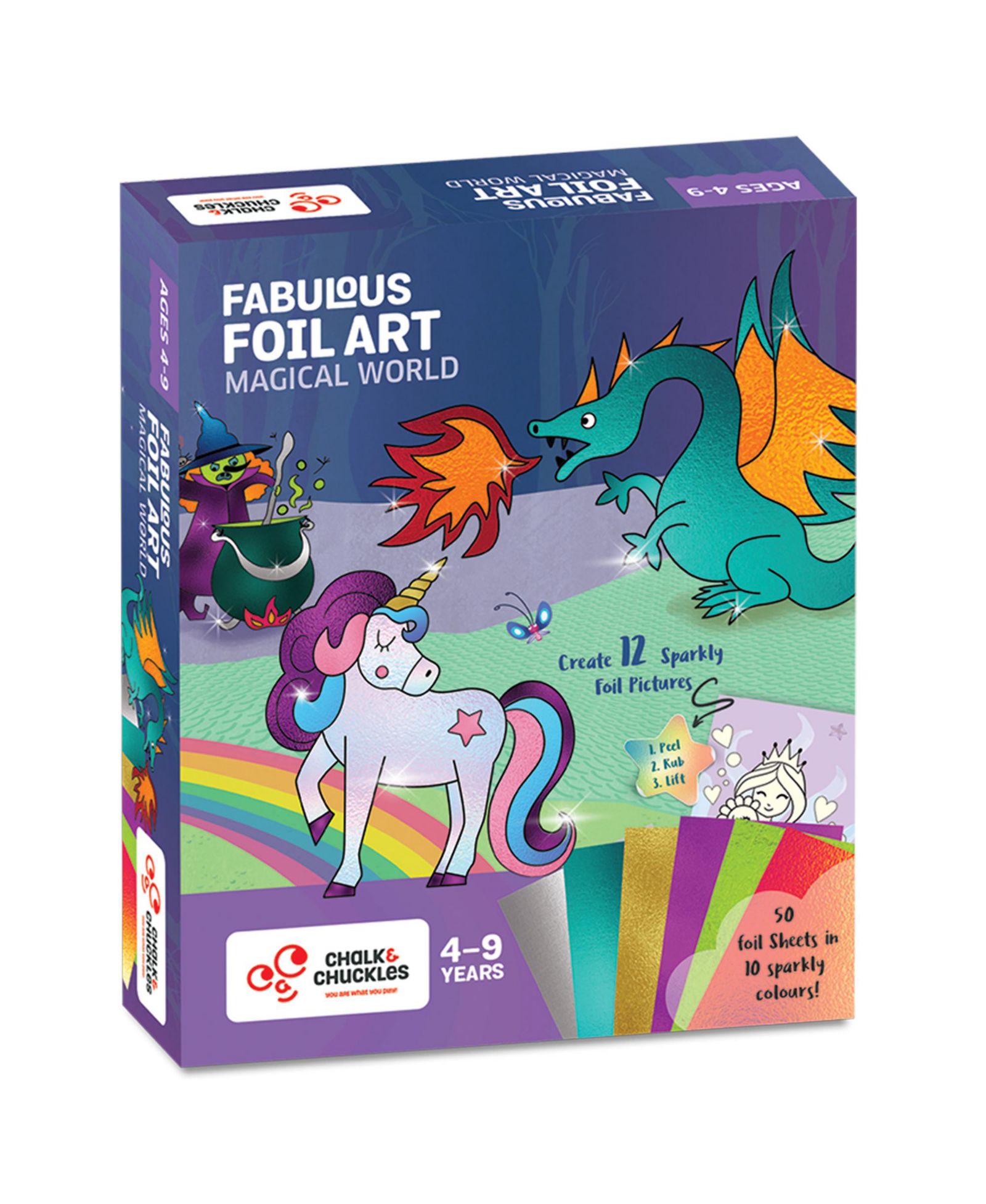Chalk & Chuckles Fabulous Foil Art-Magical World набор для творчества