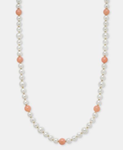 Charter Club Mixed Stone Beaded 44" Necklace, Macy's Exclusive