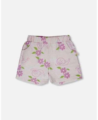 Deux par Deux Toddler Girls Striped Shorts