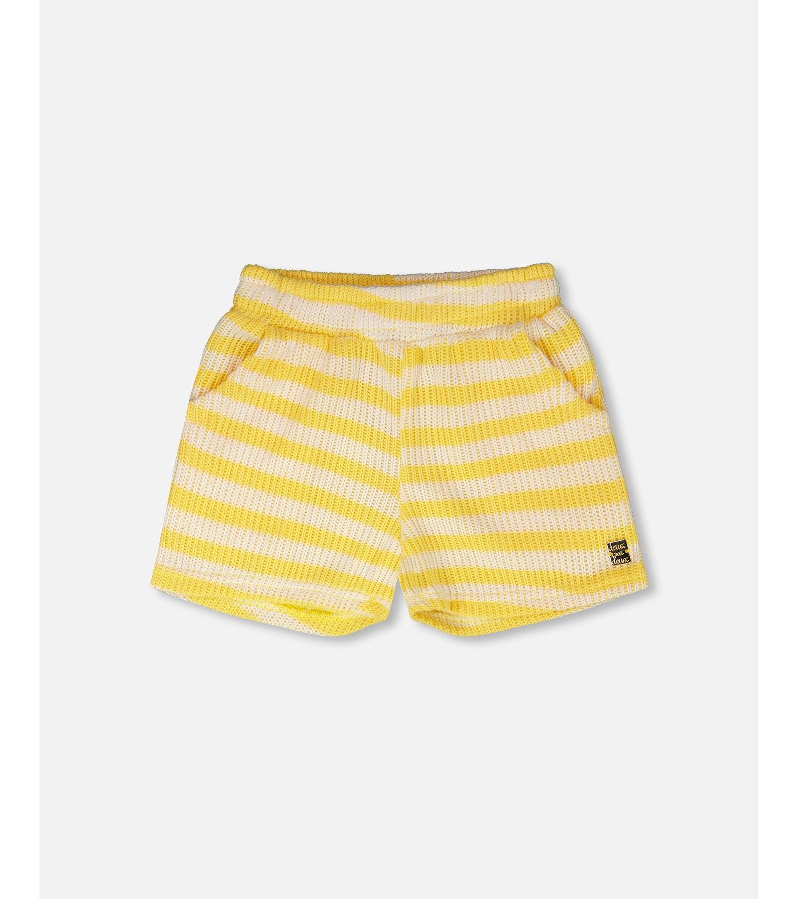 Deux par Deux Toddler Girls Striped Shorts
