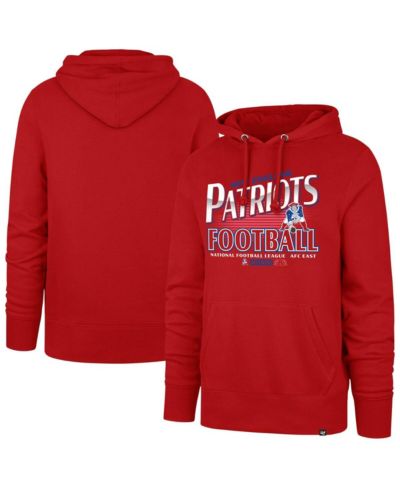 '47 Brand Мужское худи New England Patriots Regional Headline, красный