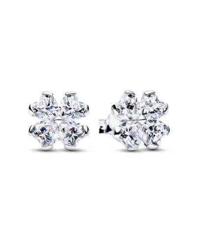 Серьги-гвоздики Pandora Sparkling Lucky Clover