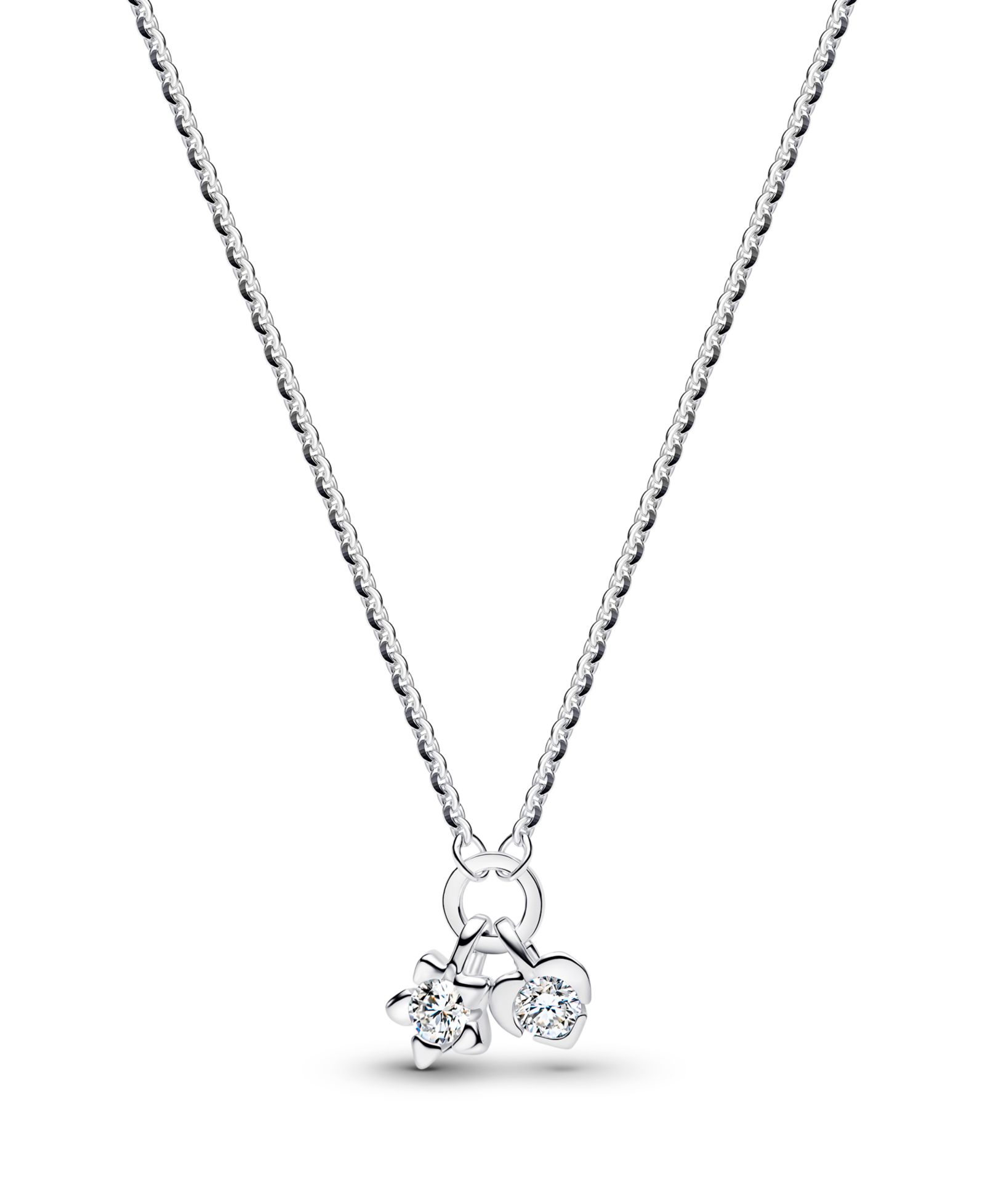 Подвеска-кулон Pandora Talisman Sterling Silver Lab-Grown Diamond Heart Star