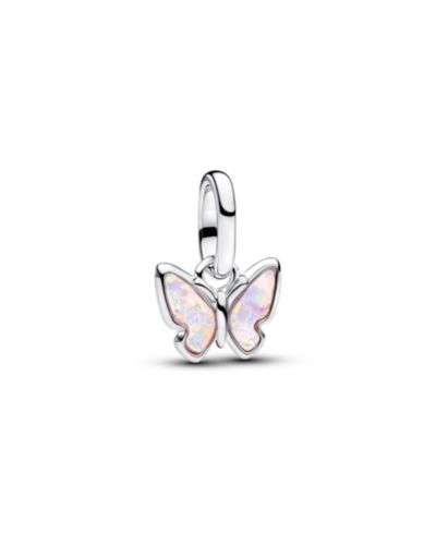 Подвеска Pandora Pink Butterfly Mini Dangle Charm
