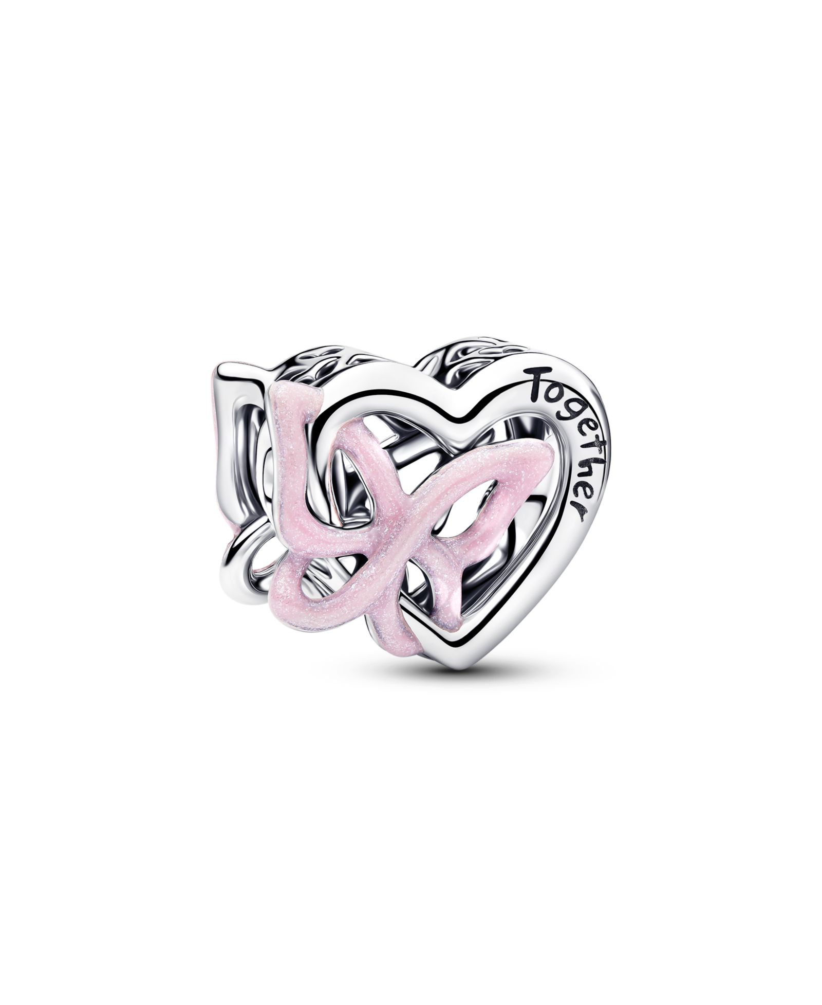 Шарм Pandora Entwined Heart Butterfly