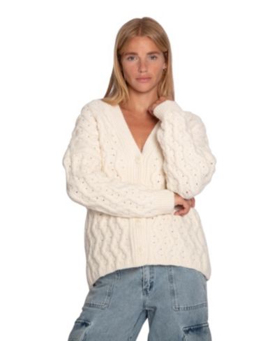 Belle & Bloom Women's Sugar Plum Chunky Cardigan