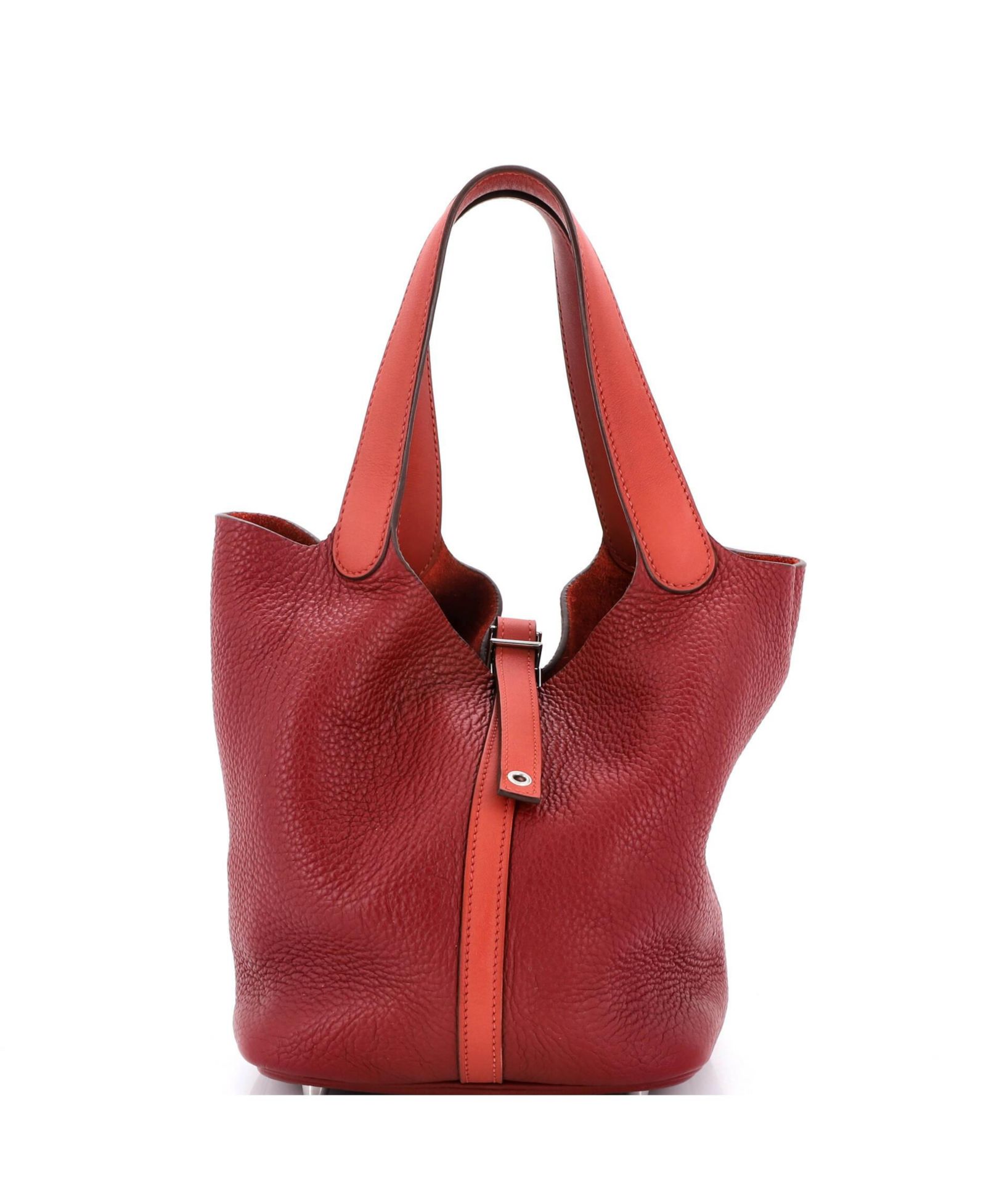 Сумка Pre-Owned HERMÉS MM Picotin Lock Bicolor Clemence
