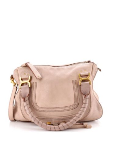 Б/у кожаная сумка Chloe Medium Marcie Satchel