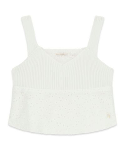 GUESS Girls' 7-16 Sangallo Sleeveless Top