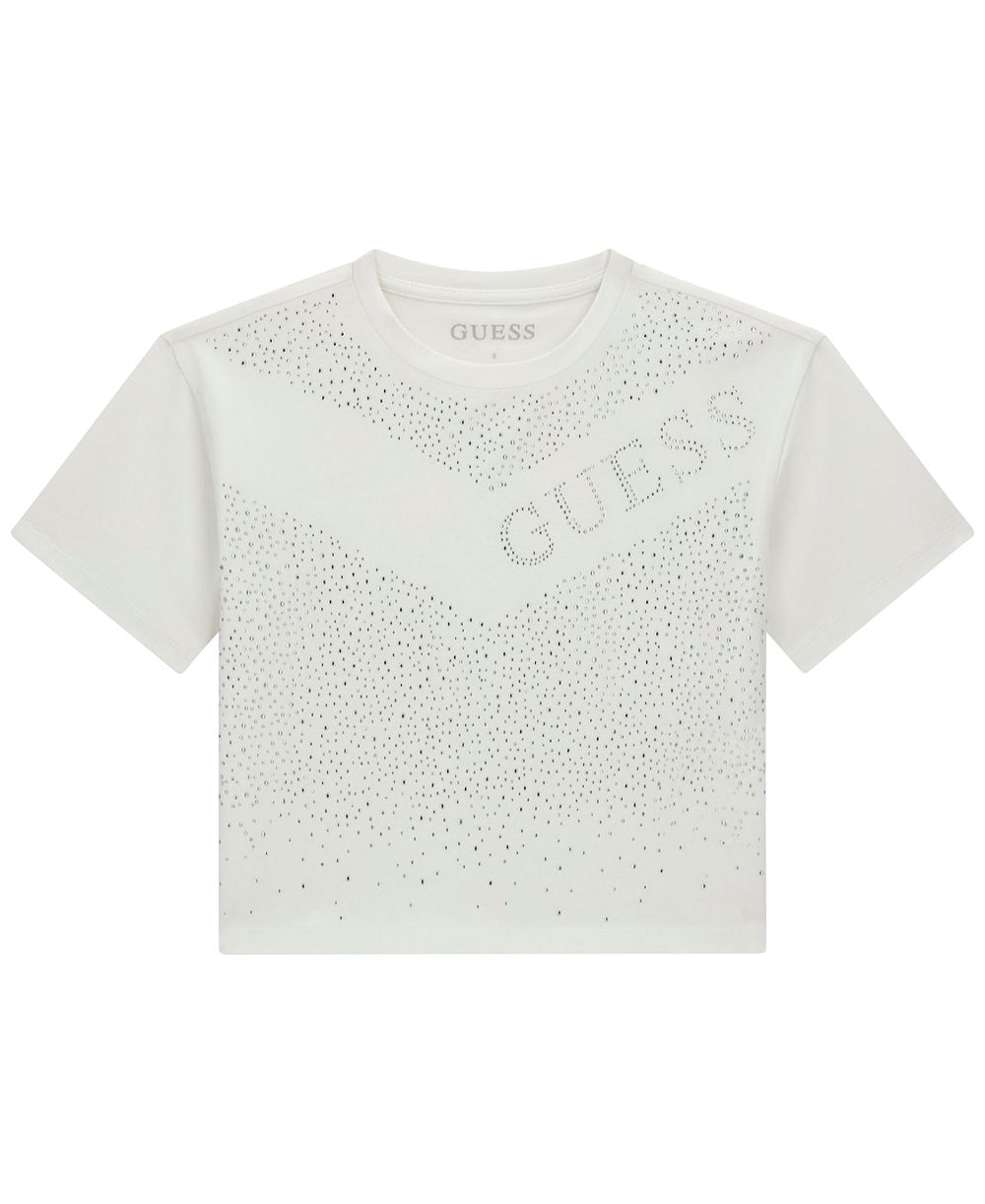GUESS Girls' 7-16 Crewneck T-Shirt